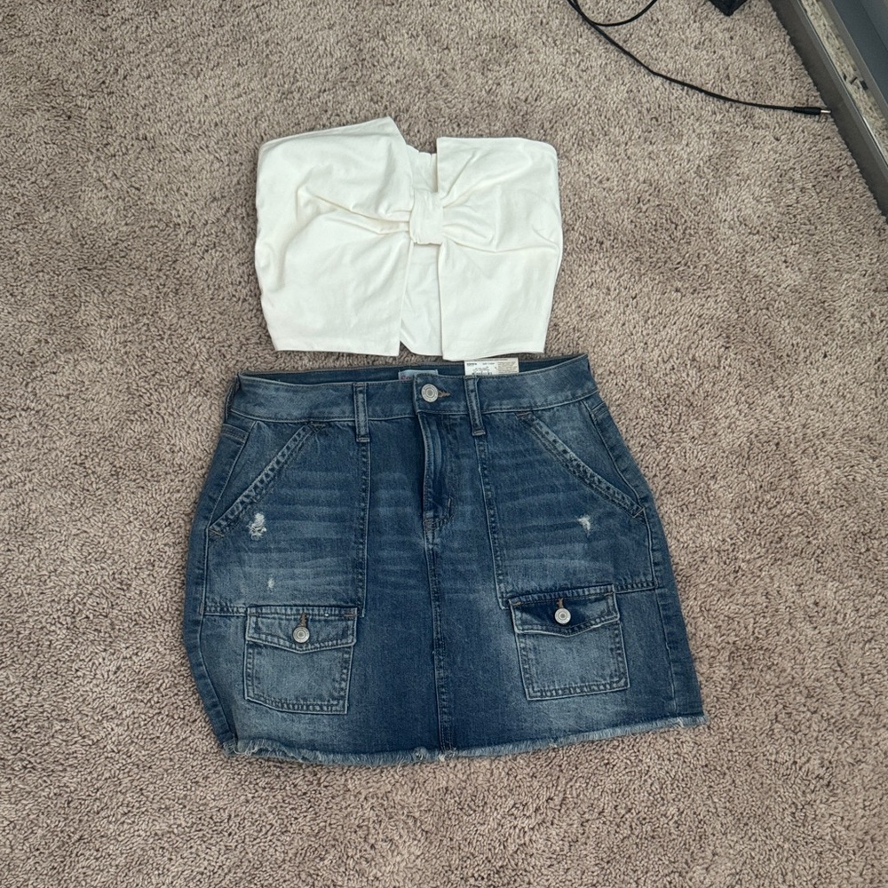 Denim Blue Skirt